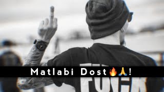 Dogle Dost 😠 - Fake Friend Shayari || Gaddar Dost Whatsapp Status || Matlabi Dost Shayari ||