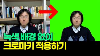 녹색 배경 없어도 크로마키 적용하기 OBS Studio + Zoom