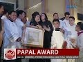 24 Oras: Ai Ai Delas Alas, ginawaran ng Papal award para sa serbisyo sa simbahan