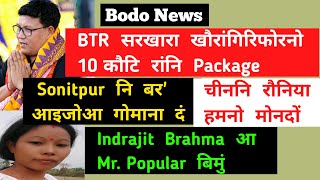 Bodo News 10 Jan||BTR सरखारा खौरांगिरिफोरनो 10 कौटि रांनि Package||BTR News||Bodoland radab