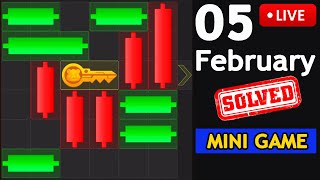 05 February Hamster Kombat Mini Game Puzzle | Puzzle Game | Puzzle Game Solved | Hamster Kombat