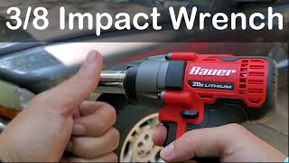 3/8 In. Compact Impact Wrench (Demo) BAUER 20v Cordless