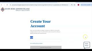 How to create a CCC Apply account in order to enroll with SRJC (Spring 2025)