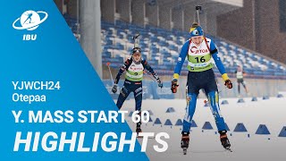 YJWCH24 Otepaa: Youth WomenMass Start 60 Highlights