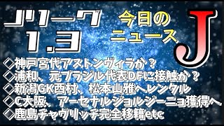 今日のJリーグニュースチェック（1/3）【Jリーグ/トピックス/移籍情報】