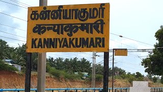 CAPE, Kanniyakumari railway station Tamil Nadu, Indian Railways Video in 4k ultra HD