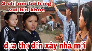 2 chị Em Bé hằng Vui bật khóc\