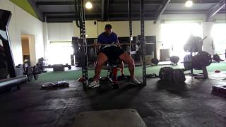 140kg (308lb) bench