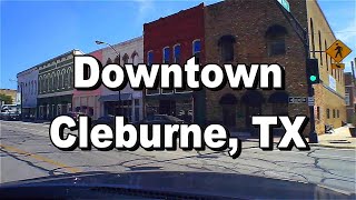 Driving Downtown Cleburne, TX (Dash Cam)