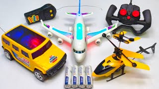 Radio Control Airplane A380 and Remote Control Racing Rc Car Unboxing, 3D Lights Car, airbus a380,,,