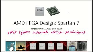 005: FPGA Spartan 7 Schematic design XC7S50-1FTGB196 Part 01