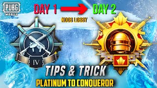 From Platinum To Conqueror 🔥 Solo Tips And Tricks 100% Working | PUBGM