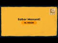 M. Noor - Sabar Menanti (Official Karaoke Video)