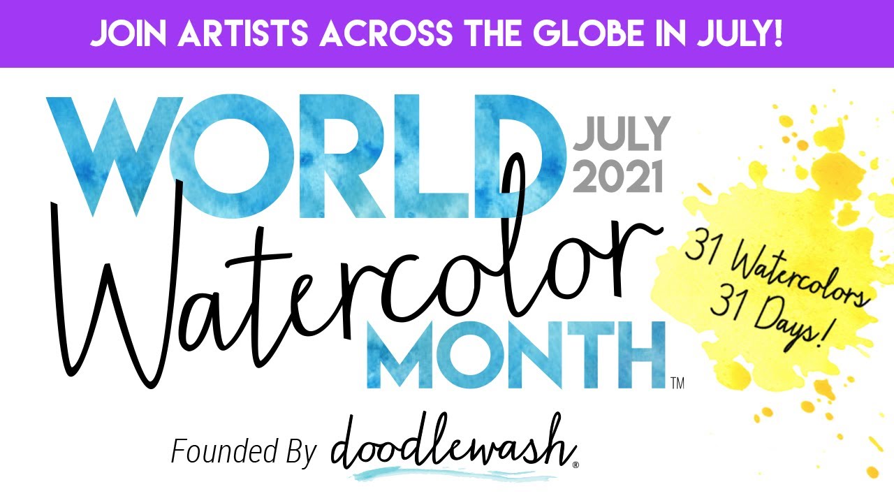 World Watercolor Month 2021 Official Trailer Youtube