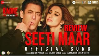 Seeti Maar Video Song Reaction, Seeti Maar Review, Salman Khan, Disha Patani, Radhe