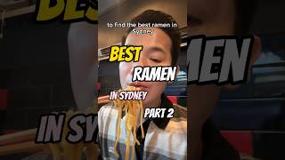 Best Ramen in Sydney Part 2 - Sapporo Miso Ramen Factory, Potts Point #foodreviewshorts #ramenreview