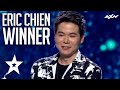 GREATEST MAGICIAN! WINNER Eric Chien All MAGIC Auditions & Performances On Asia's Got Talent 2019