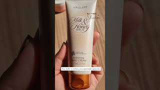 Oriflame milk and honey gold moisturizing hand cream #viral #shorts #fyp #trending