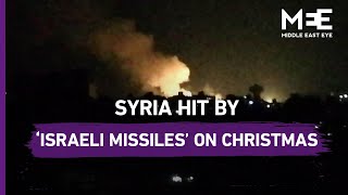 Syrian air defences confront 'Israeli missile aggression,' according to State TV