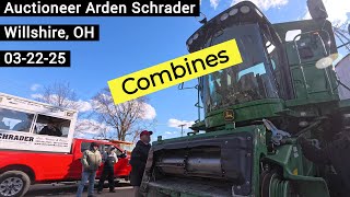 Results - Auctioneer Arden Schrader Selling JD & Gleaner Combines | Heads | Carts - Auction 03-22-25