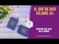 Al Qur'an Saku Kalamul Ali Resleting Souvenir Oleh-Oleh Haji dan Umroh