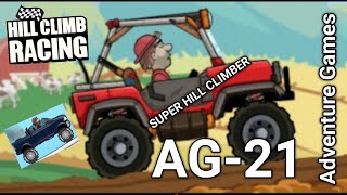 Hill Climb Racing|Gameplay|Walkthrough|AG-21|Super Hill Climber|Adventure Games|(iOS, Android)