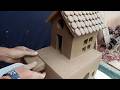 Amazing technique build DIY miniature Clay House | how to make Clay House