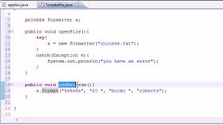 Java Programming Tutorial 80 - Writing to Files
