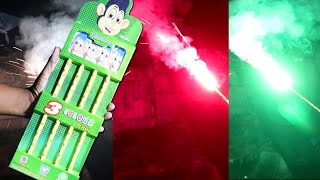 3 COLOR PENCIL | DIWALI PENCIL CRACKERS | MODERN CRACKERS | NIGHT CRACKERS | SIVAKASI CRACKERS