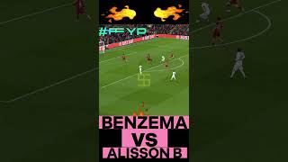 BENZEMA VS ALISSON AND DESTROY LIVERPOOL PLAYER ON ROUND 16 LEG 1 UEFA CHAMPIONS LEAGUE - UCL 2023