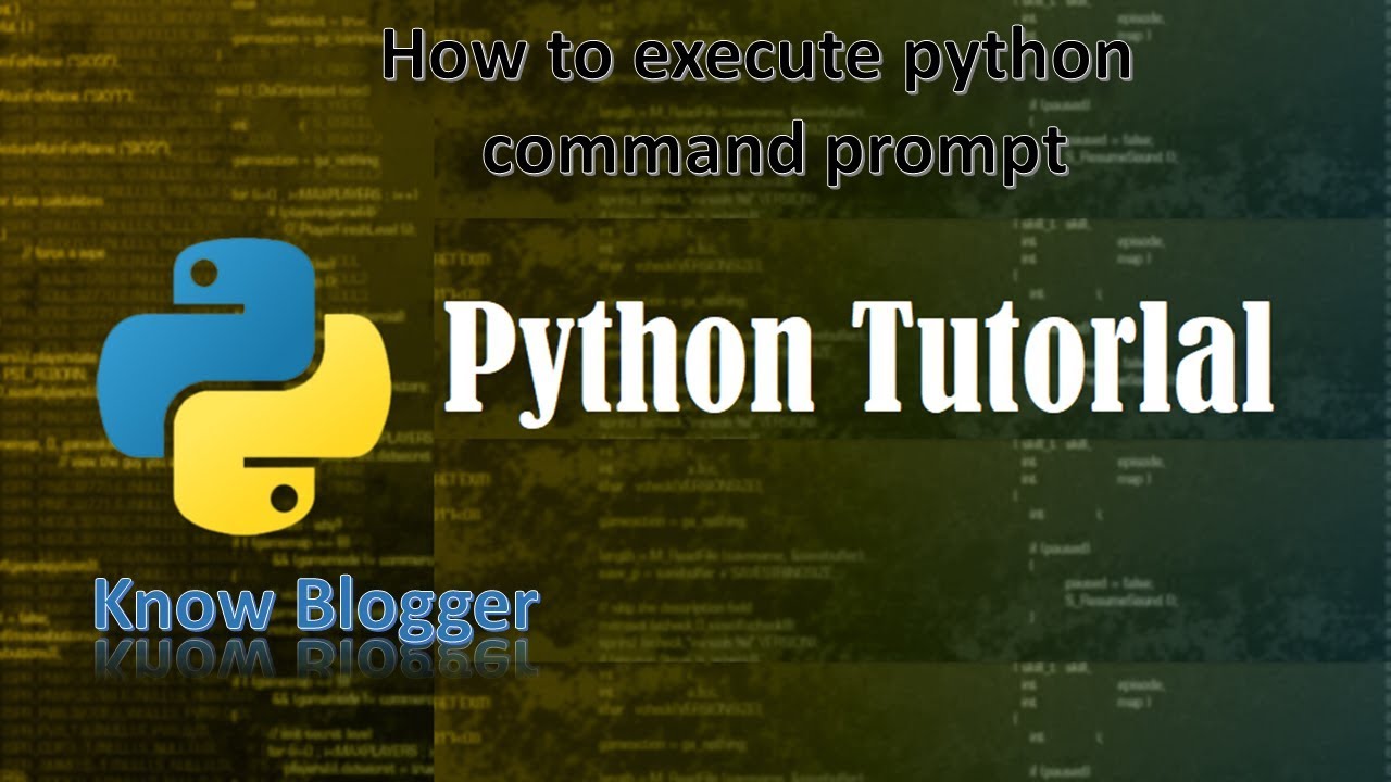 How To Execute Tkinter File | Execute Python File From Cmd | In Command ...