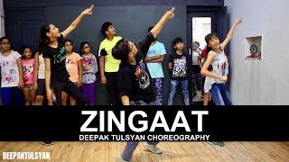 Zingaat Dance Choreography | Adv. Kids | Class Video | Dhadak | Bollywood Dance | Deepak Tulsyan