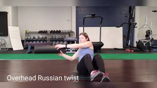 Overhead Russian twist