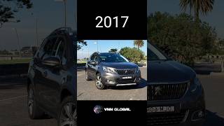 Evolution Of Peugeot 2008 (2013-2024) #shorts