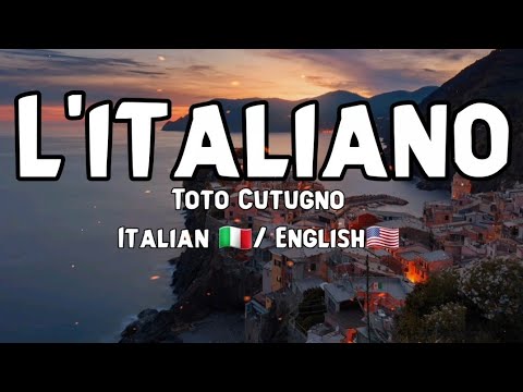 Toto Cutugno – L’italiano Italian And English (lyrics) - YouTube