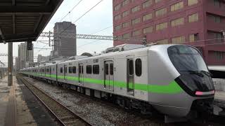 (4K) 1157次 EMU906停靠及離開北新竹車站