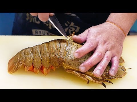 Japanese Street Food - GIANT BALMAIN BUG Lobster Japan Seafood Okinawa Japanese Street Food - GIANT BALMAIN BUG Lobster Japan Seafood Okinawa