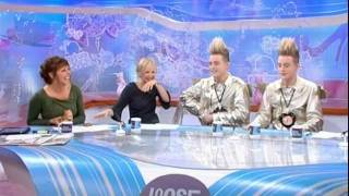 Jedward scare Loose Women with gunge! - 27th October 2011