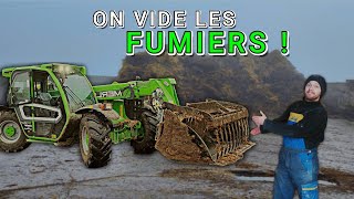 VIDANGE DES FUMIERS, MA TOUTE PREMIERE VIDEO !