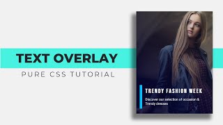 Awesome CSS Image Hover Overlay using HTML CSS