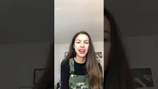 Olivia Rodrigo instagram livestream (@mtv) (22/4/2020)