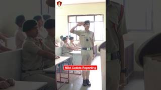 कैसे होती है NDA Cadets की Reporting #Proud #nda #army #armyreporting #ssb #defence #salute