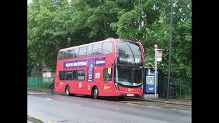 E400MMC Volvo B5LH Go Ahead London EHV8 BL15HBP on Route 135 Arrived at Island Garden Stn *Last Day