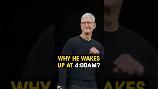 Why does CEO of Apple wake up at 4:00AM? #shortsindia #millionairemindset  #viralvideo