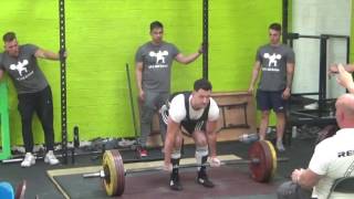 Unique fitness james Chadwick deadlifts 210kg@u110kg @ gpc Bristol 2017
