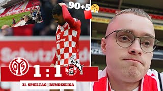 1.FSV Mainz 05 - 1.FC Köln | STADIONVLOG | Absolute Bruchshow in der Nachspielzeit…😤🕳️