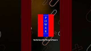 "Unleash Your Power: Decoding the First Law of 48 Laws of Power!"#48lawsofpower #shorts