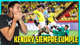 🇦🇷😱 ARGENTINO REACCIONA a 🇪🇨 KENDRY PAEZ vs URUGUAY | SUDAMERICANO SUB 17 2023 🏆