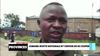 Lomami: La route nationale numéro 1 envoie de se couper