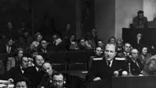 Nuremberg Trial Day 97 (1946) Joachim von Ribbentrop Cross by Gen. Roman Rudenko